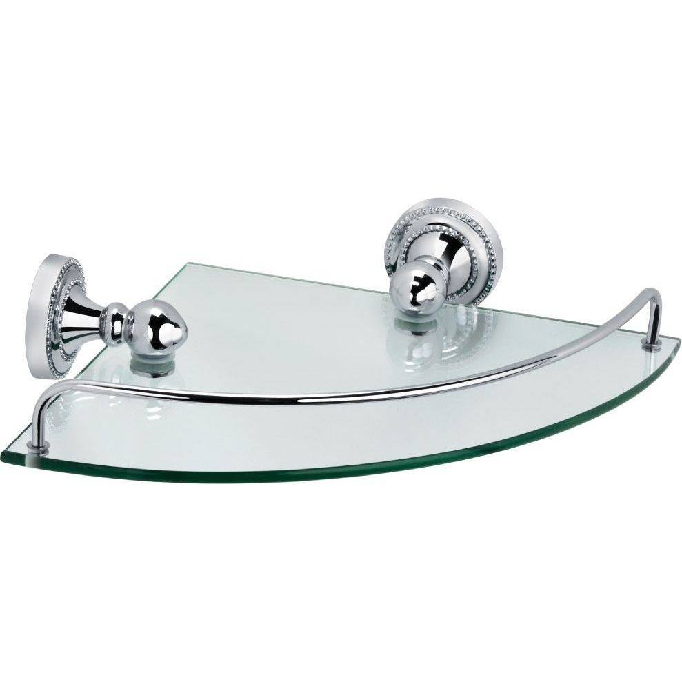 Полка стеклянная угловая Fixsen Style, FX-41103A