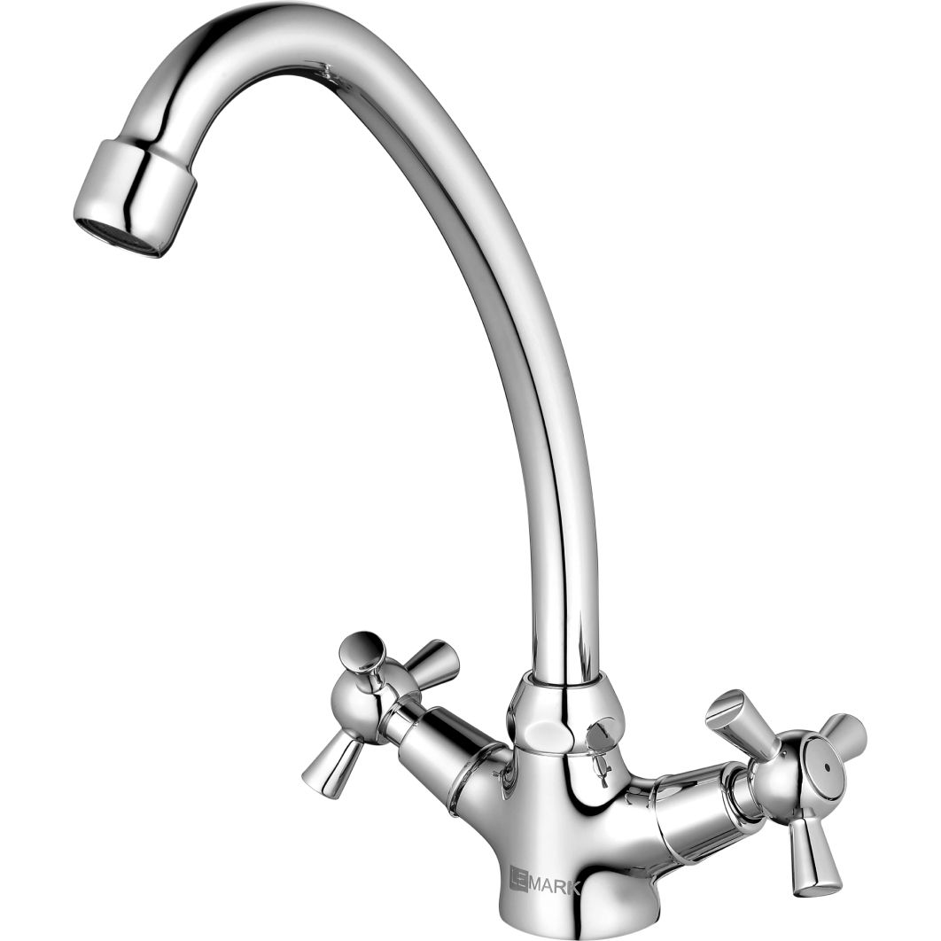 Смеситель для кухни с высоким поворотным изливом Lemark Contour, LM7404C