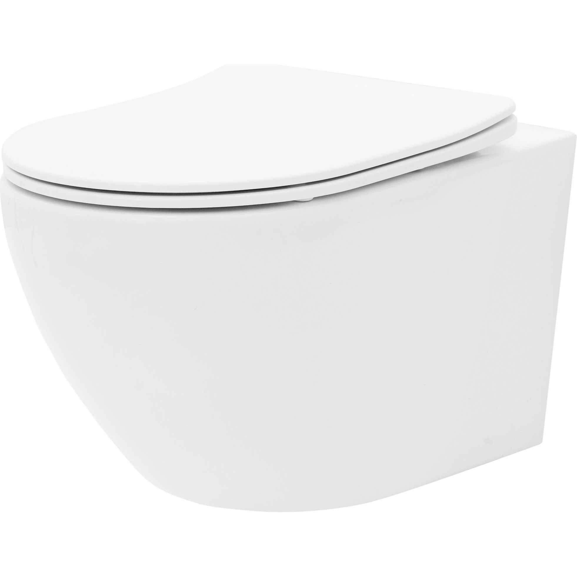 Унитаз подвесной безободковый Rea Carlo Flat, REA-C2760