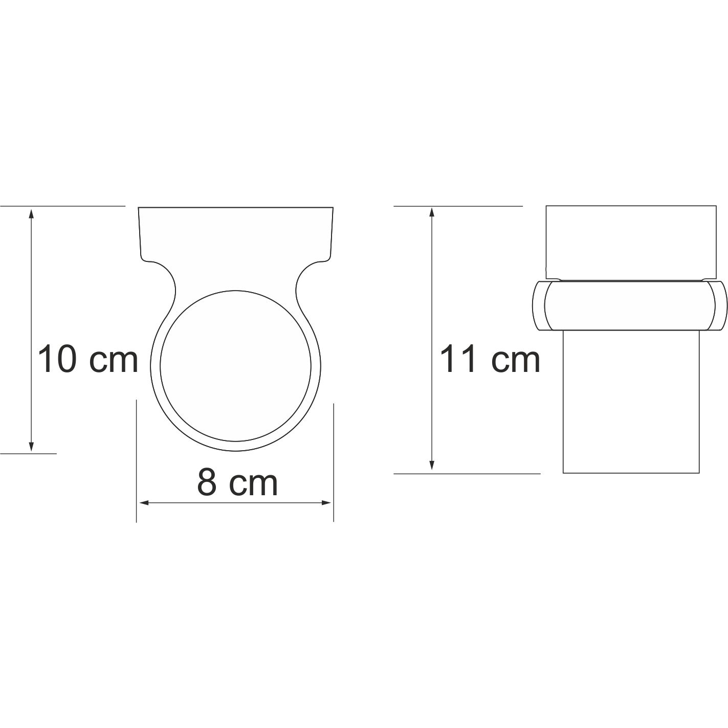 Подстаканник одинарный WasserKRAFT Berkel, K-6828