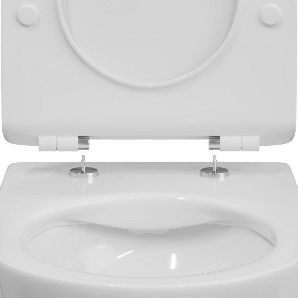 Унитаз подвесной Berges Puma Rimless с тонким сиденьем, 082131