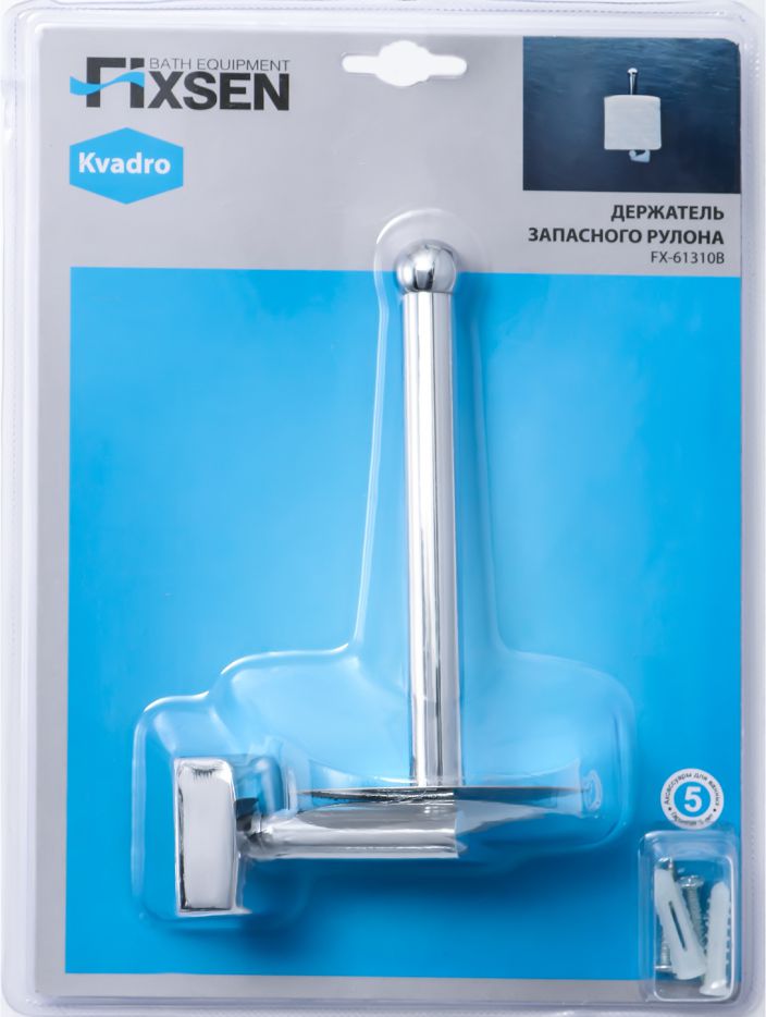 Держатель запасного рулона Fixsen Kvadro, FX-61310B