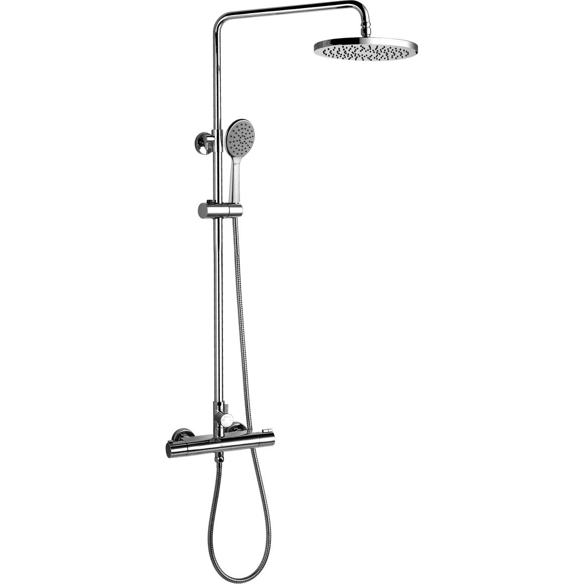 Смеситель для душа термостатический с верхней лейкой Lemark Yeti, LM7860C