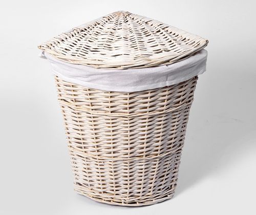 Плетеная корзина для белья с крышкой WasserKRAFT Vils, WB-560-M