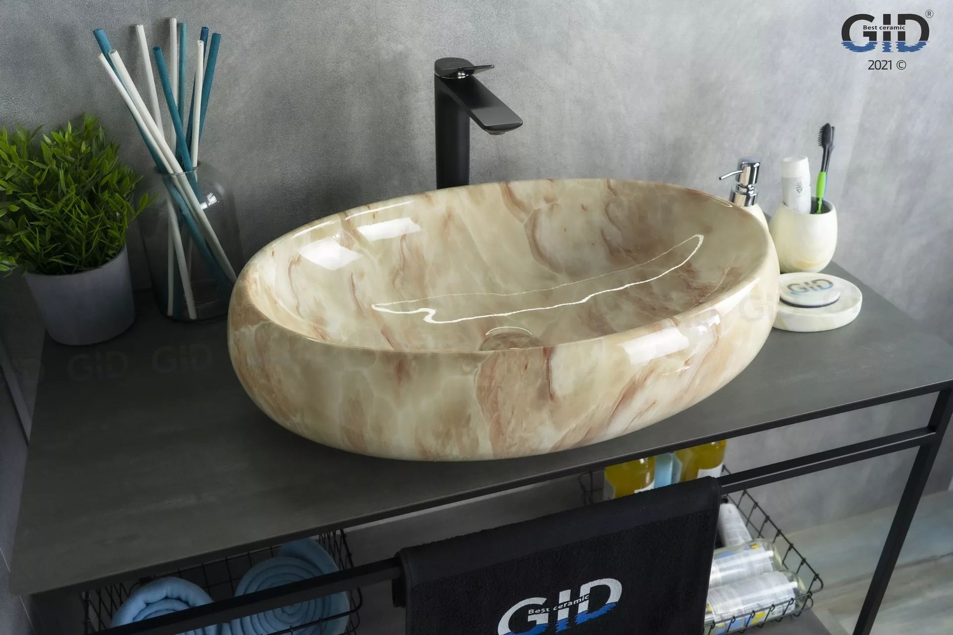 Умывальник Gid MNC162 60x41, 54404