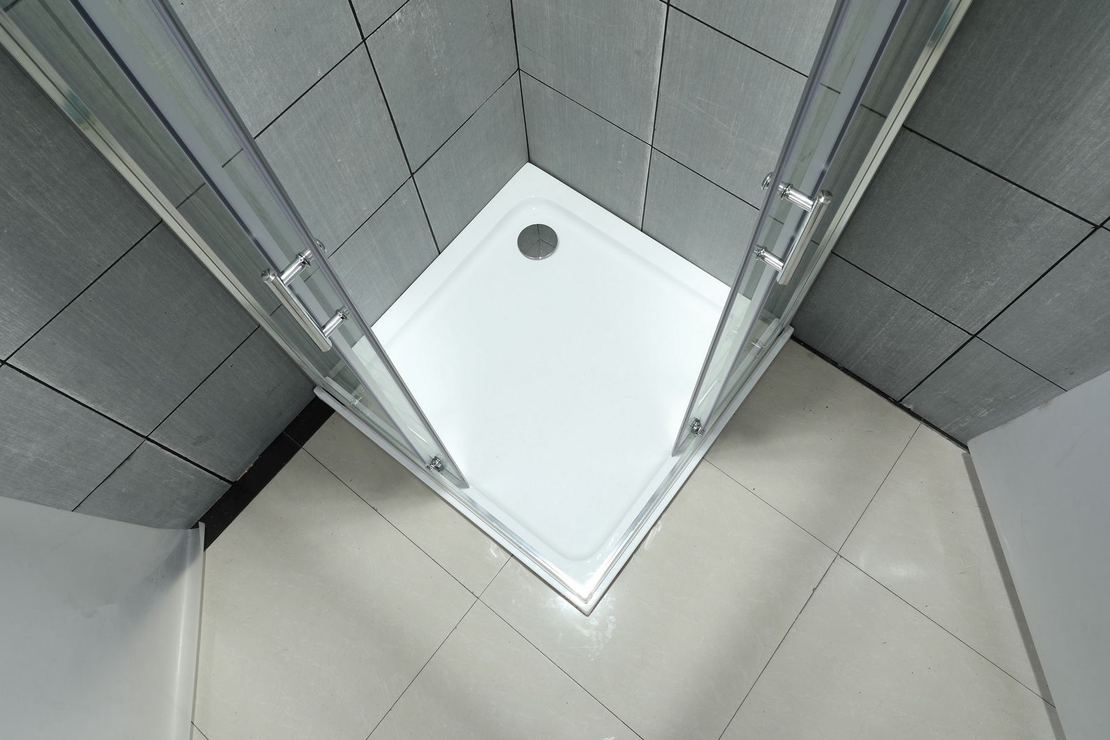 Душевой уголок Roxen Caspia 120x80 прозрачное стекло, 55060-120