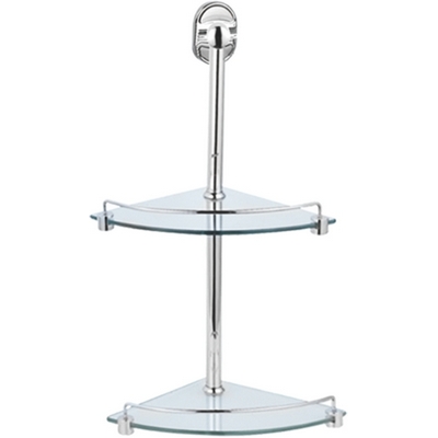 Полка угловая двойная стекло Ledeme L1921-2