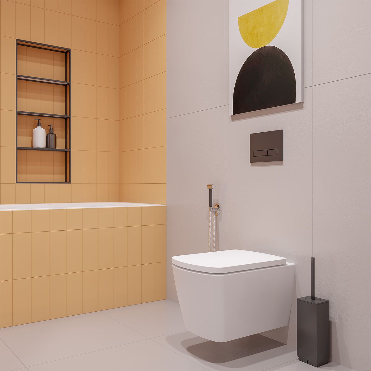 Комплект инсталляции и унитаза 6 в 1 Lavinia Boho Relfix Aveo Rimless, 77050206