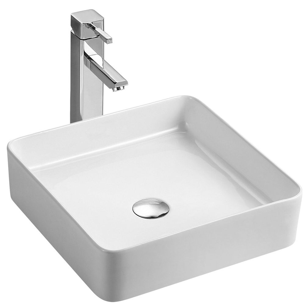 Раковина накладная WeltWasser ELBACH 2179 40x40