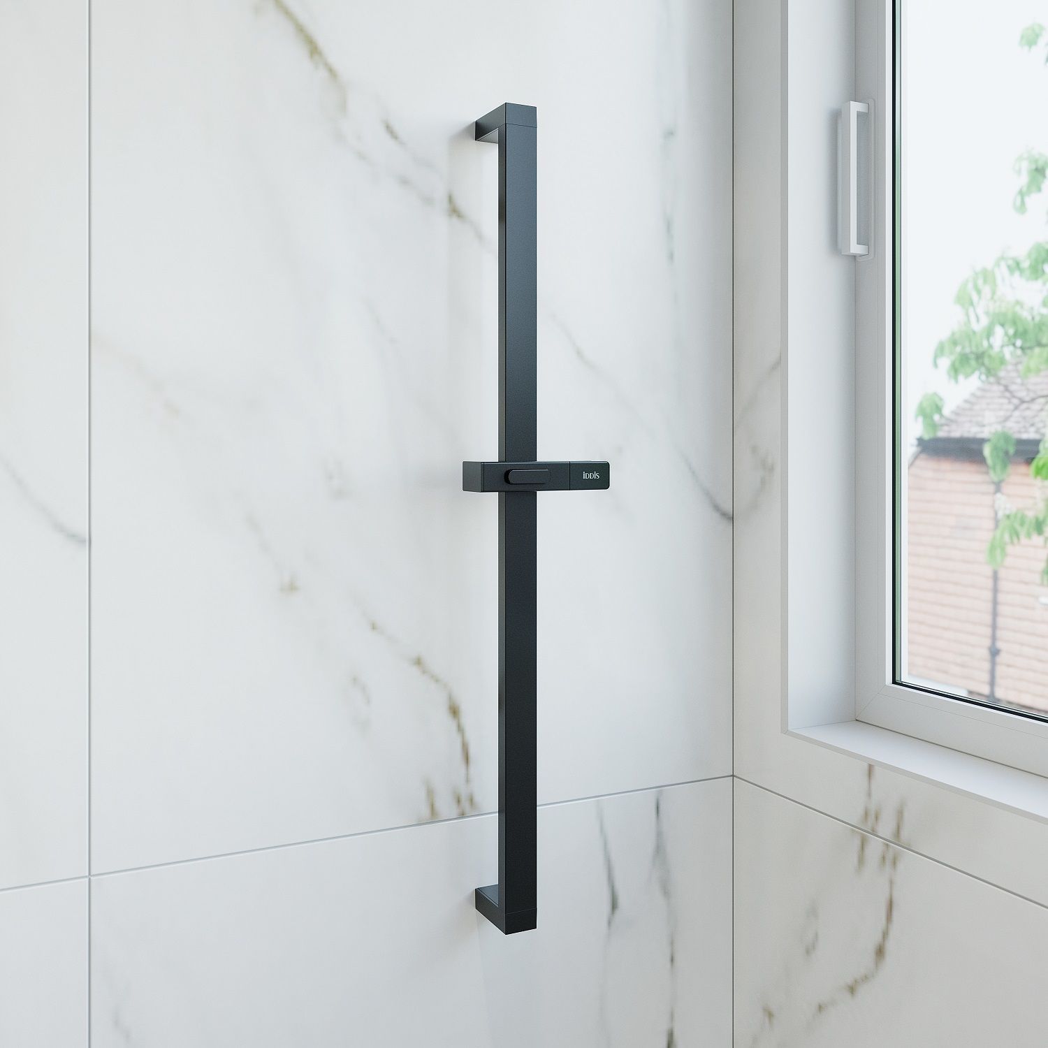 Стойка для душа черная, Iddis Slide, SLI70BLi17