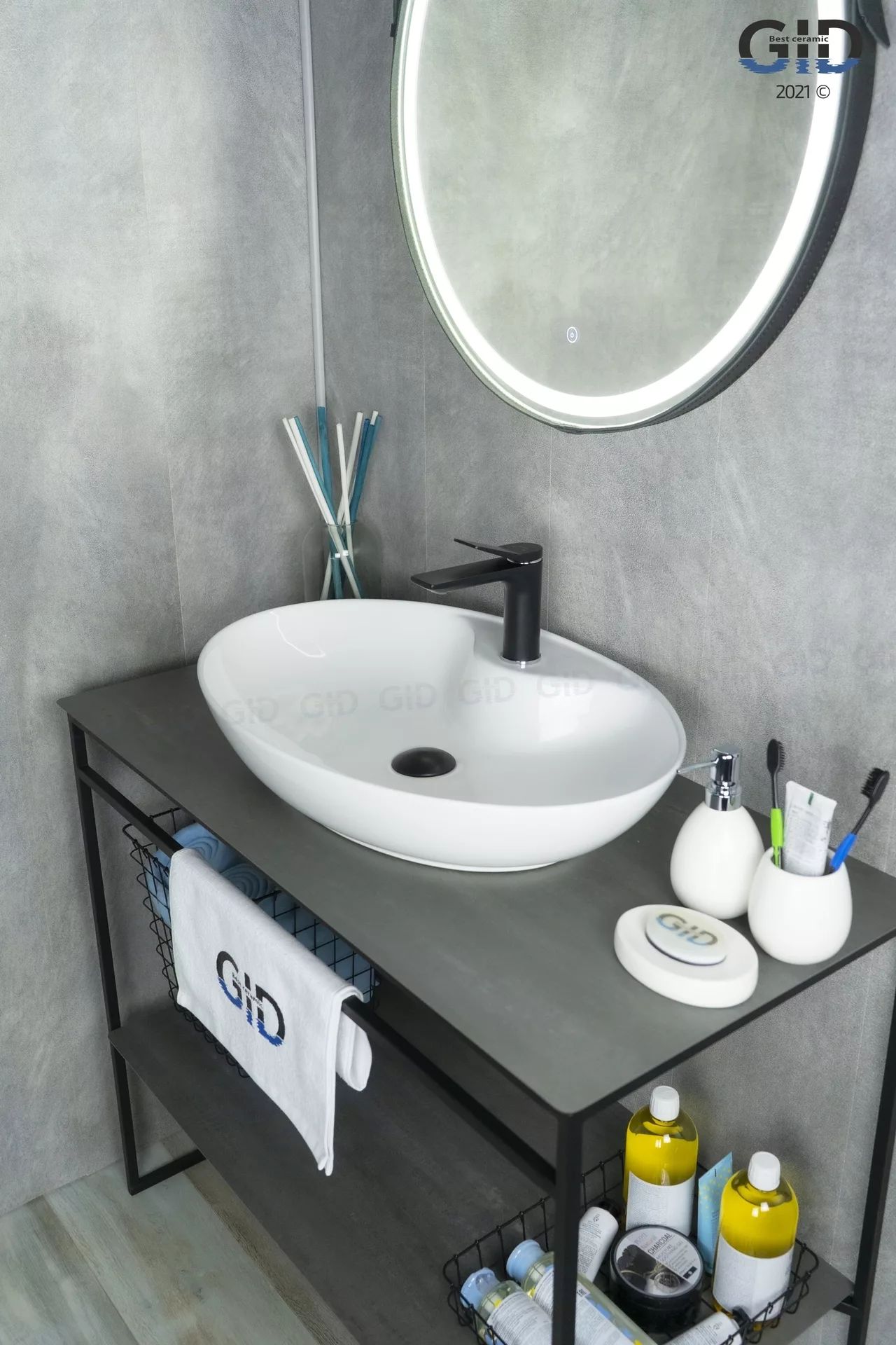 Умывальник Gid N9438 65x43, 51151