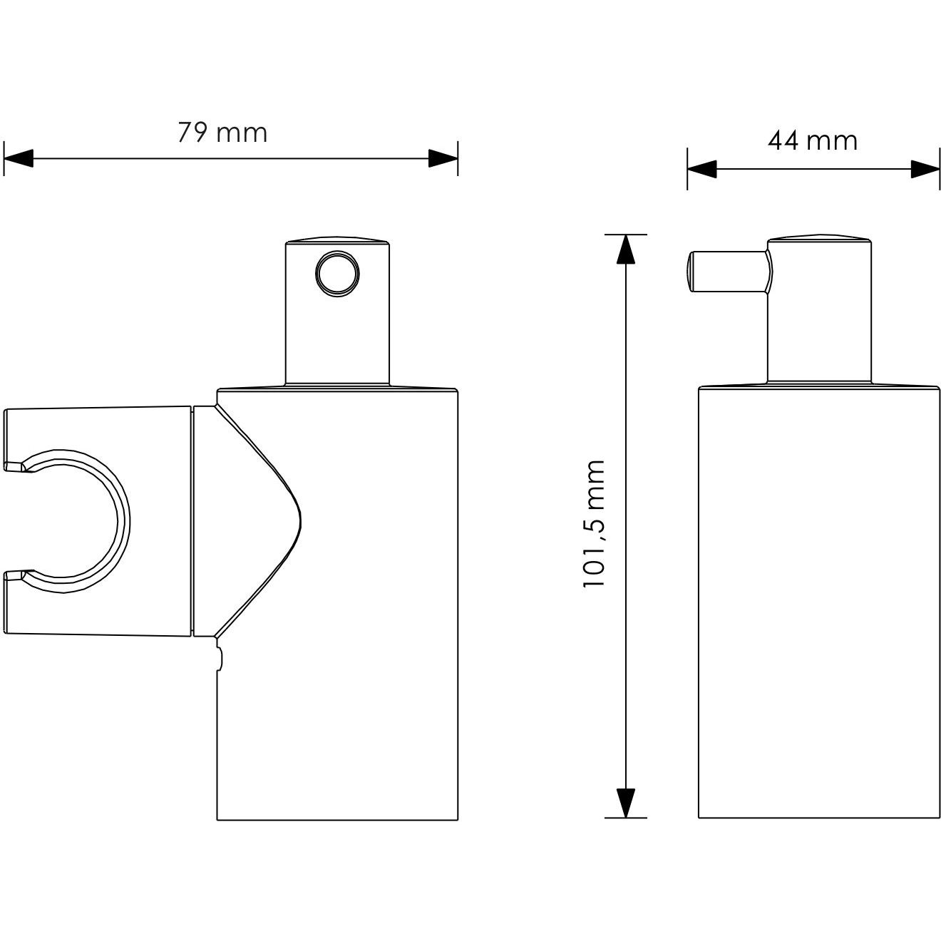 Настенный держатель лейки WasserKRAFT, A013