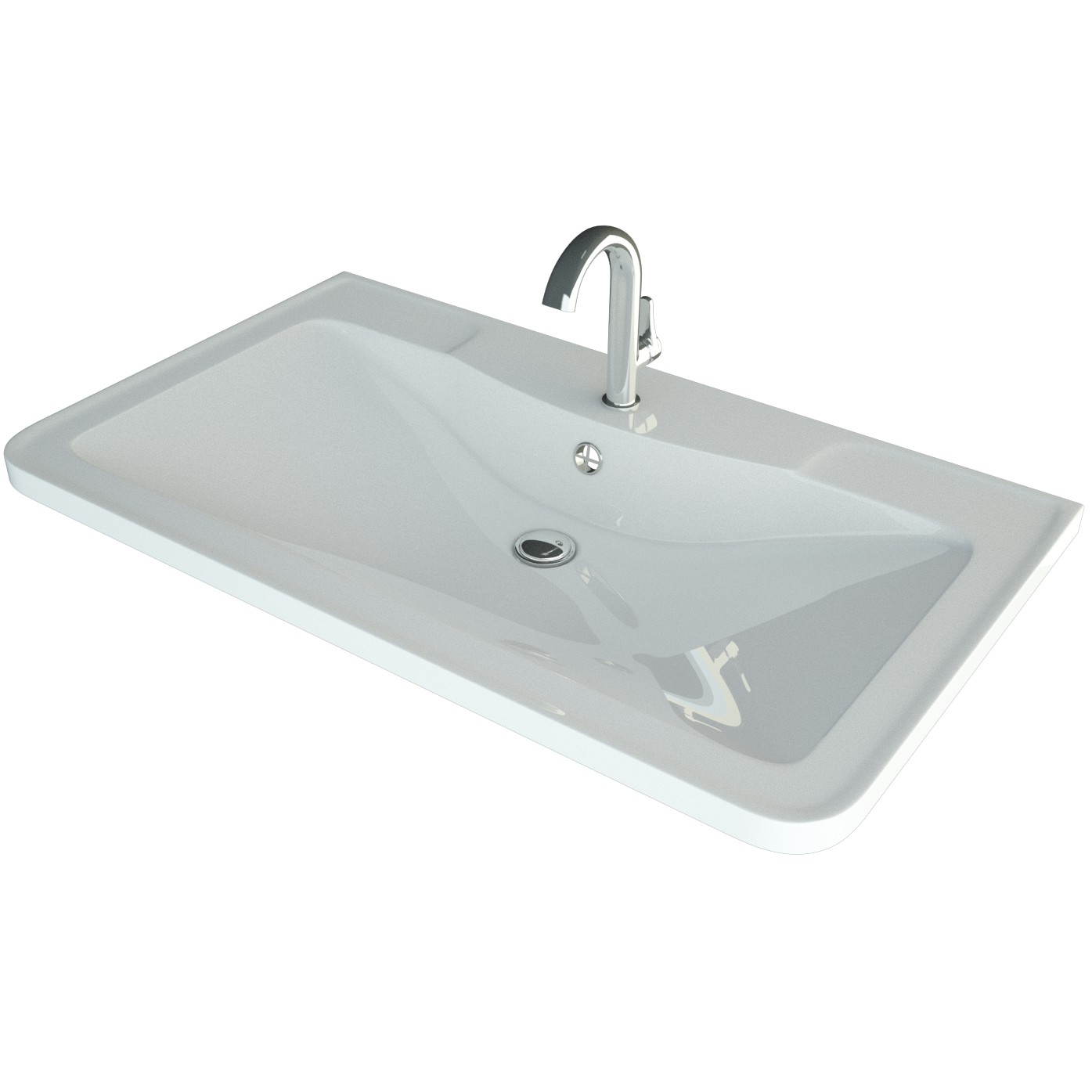 Раковина Andrea Atlantika 1000, 100x45.5