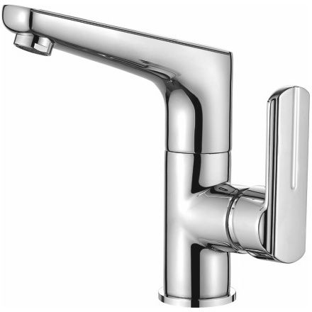 Смеситель для умывальника с поворотным изливом Ledeme L1066