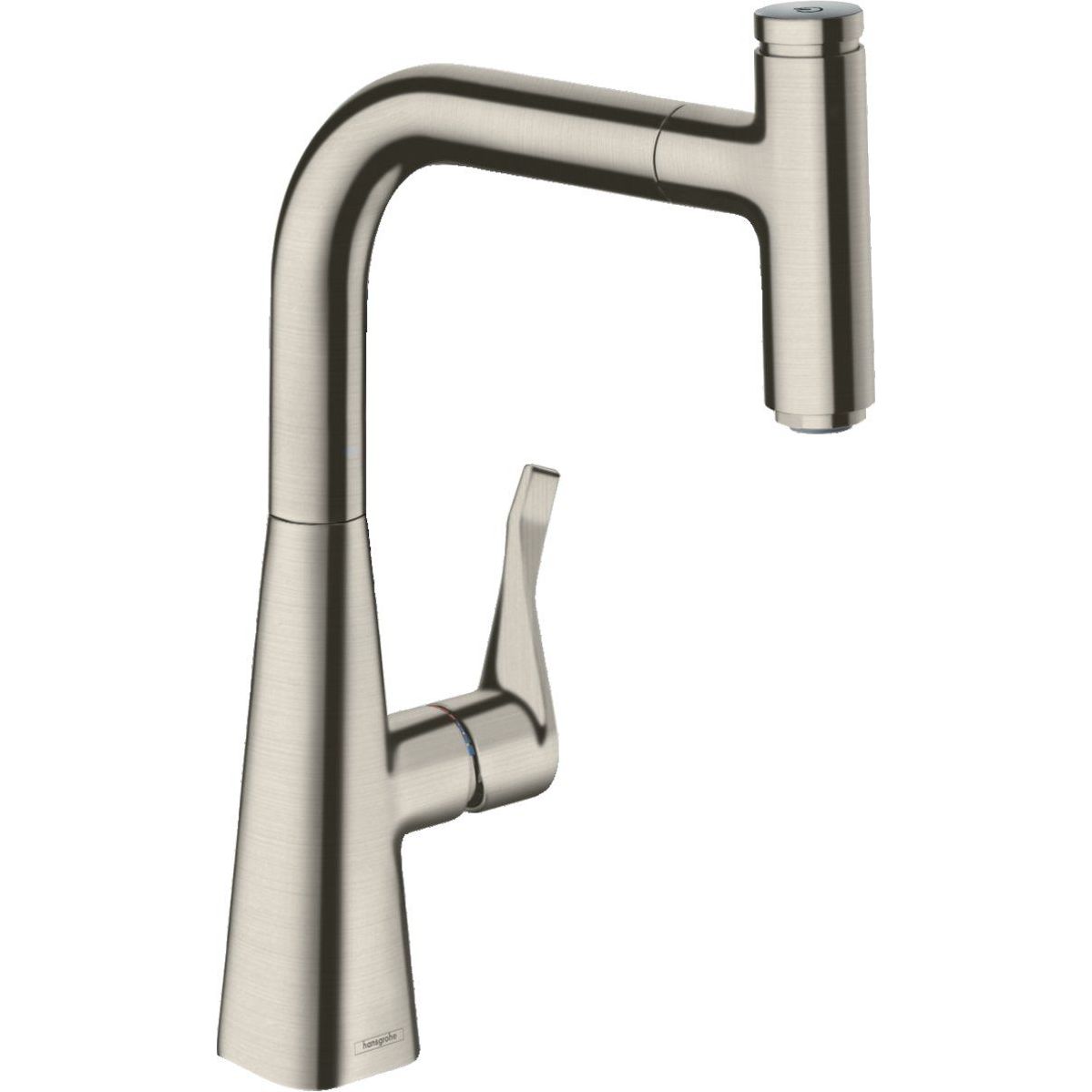 Кухонный смеситель Hansgrohe Metris 240 с вытяжным изливом, 14857800