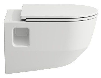 Подвесной унитаз Laufen Pro Rimless LCC, открытые крепления, 8.2096.4.400.000.1