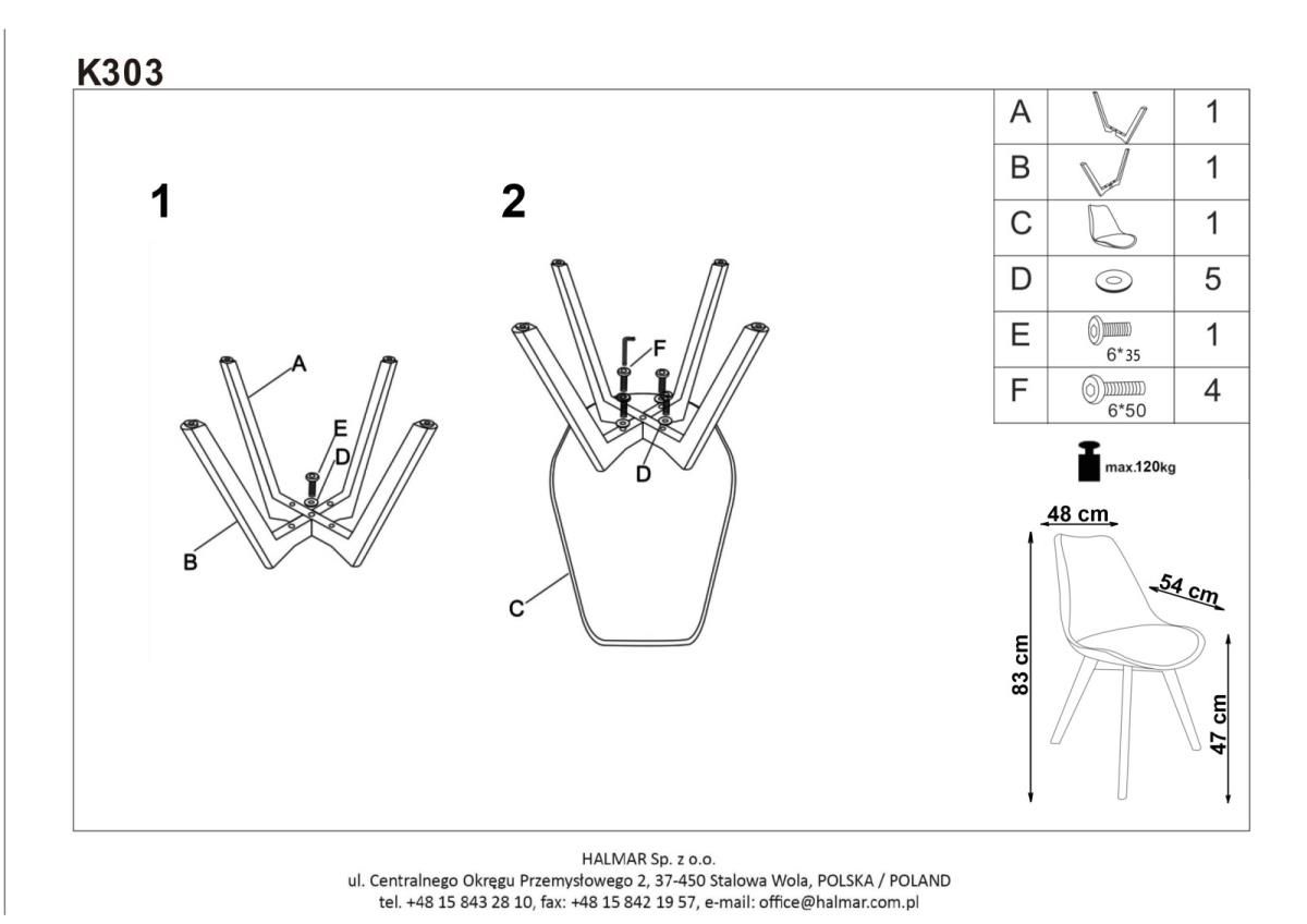 Стул кухонный Halmar K303 темно-зеленый, V-CH-K/303-KR-C.ZIELONY