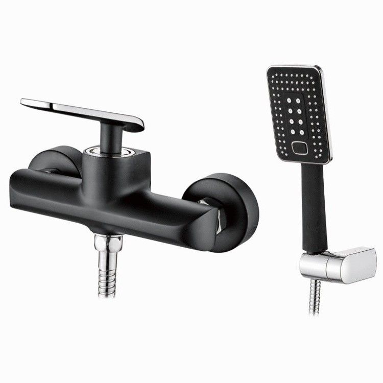 Смеситель для душа черный Ledeme L2074B