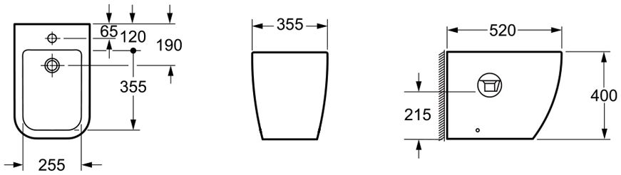 Напольное биде Lavinia Boho One, 33020060