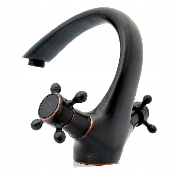 Смеситель для умывальника Rea Retro Old Black, REA-B0225