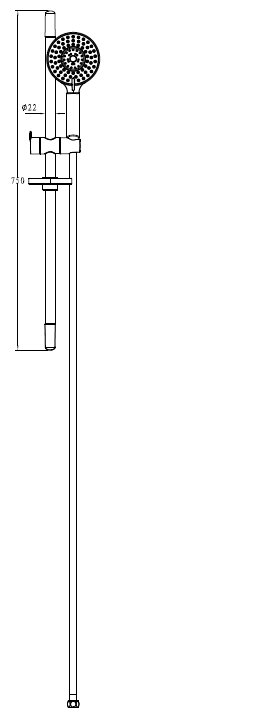 Душевой комплект Bravat Line D154CP-1