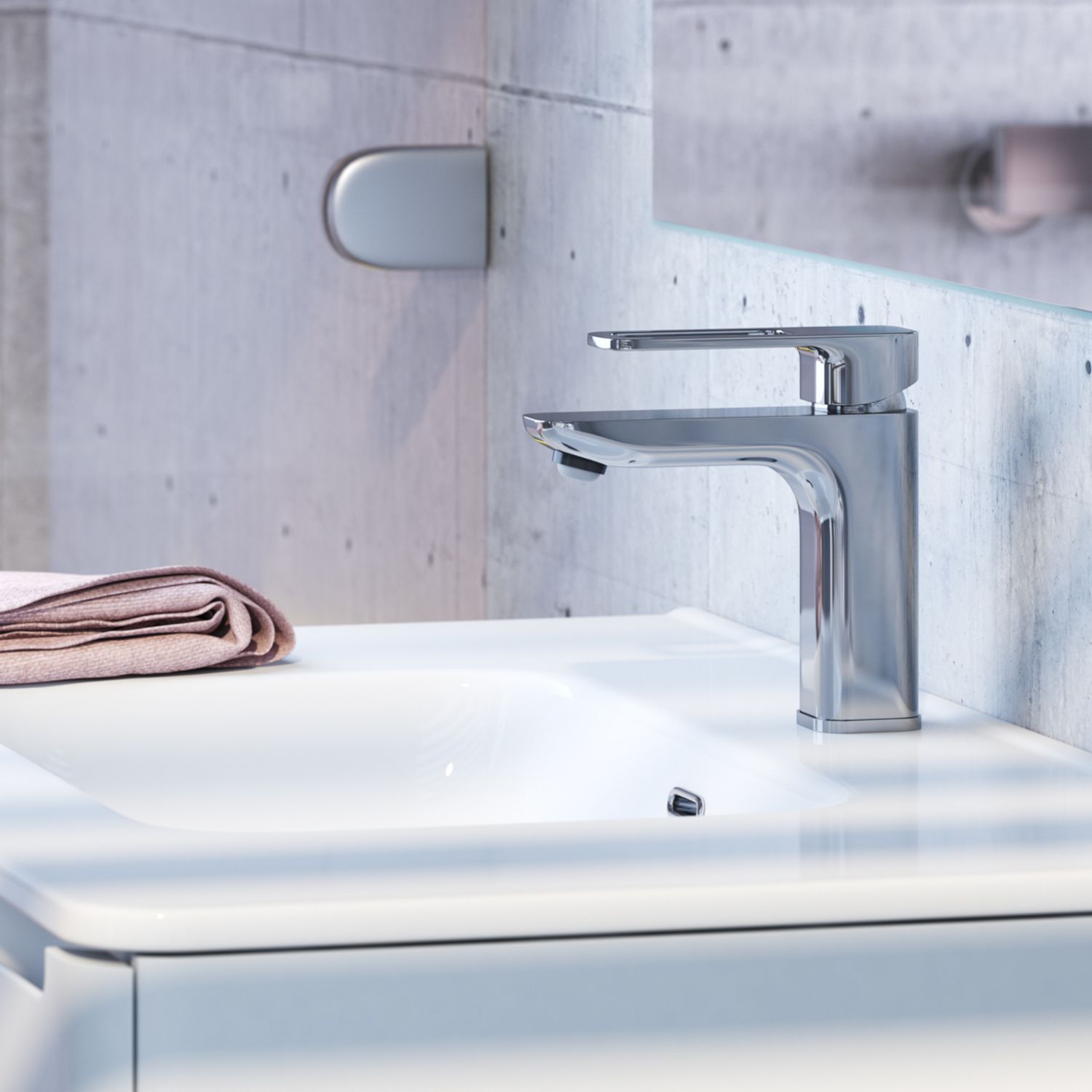 Смеситель для умывальника, Iddis Slide, SLISB00i01