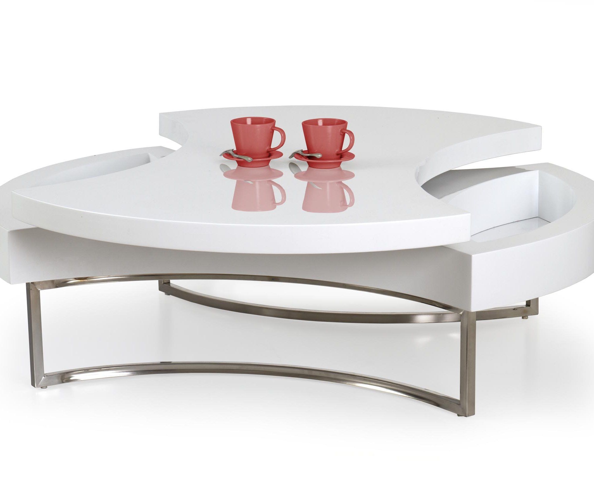 Стол журнальный Halmar Aurea белый, V-CH-AUREA-LAW