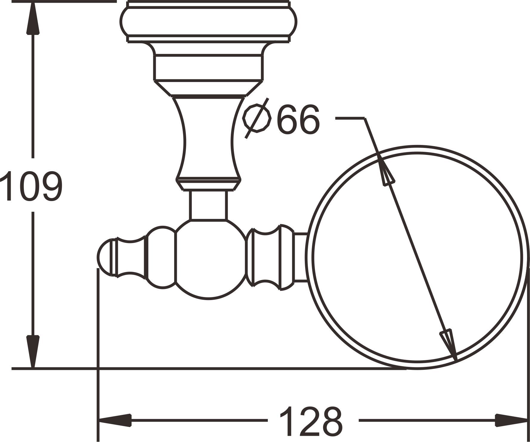 Мыльница Rose, RG1103Q