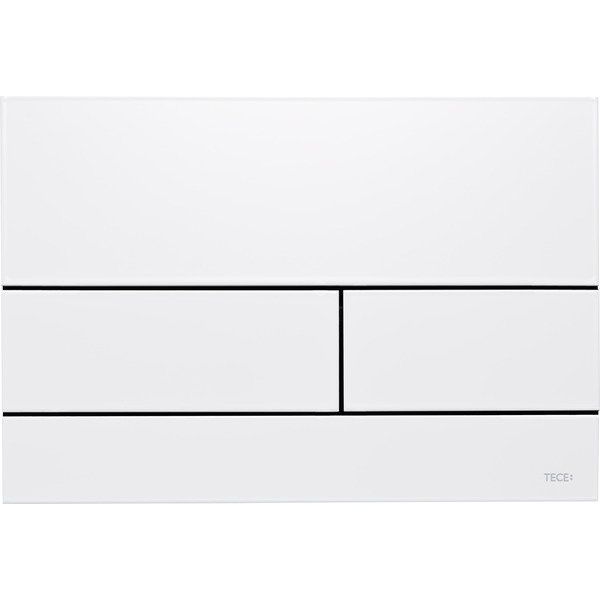 Металлическая кнопка смыва унитаза TECEsquare II, цвет белый матовый, 9240834