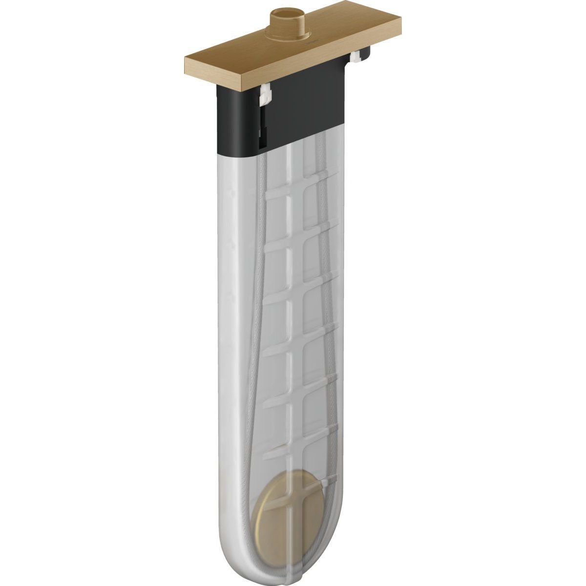 Внешняя часть с прямоугольной розеткой Hansgrohe sBox Square, 28010140