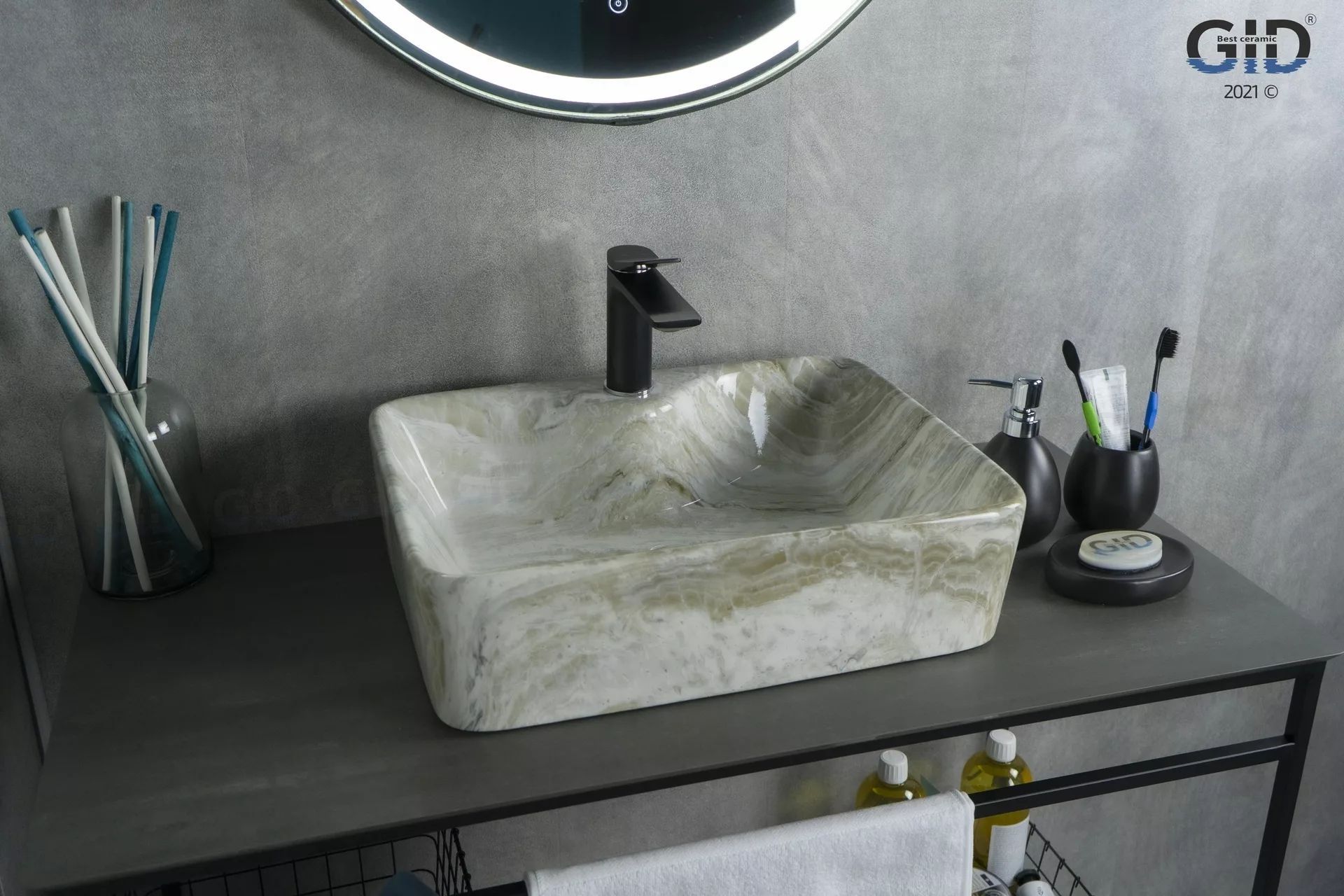 Умывальник Gid MNC605 48x37, 54460