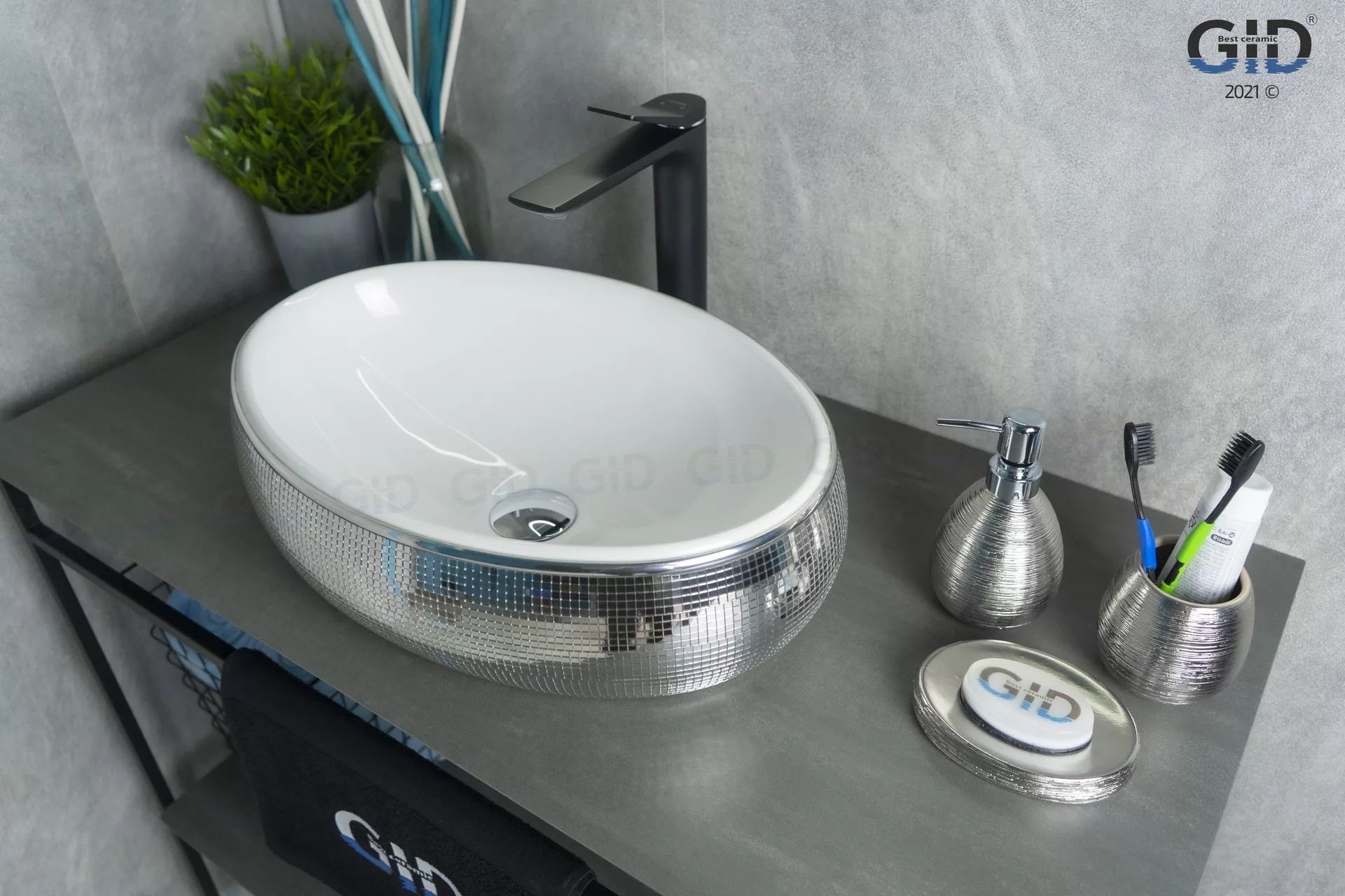 Умывальник Gid NC397 48x34, 52212