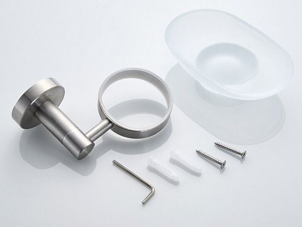 Мыльница настенная стекло (сатин) Ledeme L71702