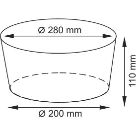 Плетеная корзина с крышкой WasserKRAFT Donau, WB-530-M