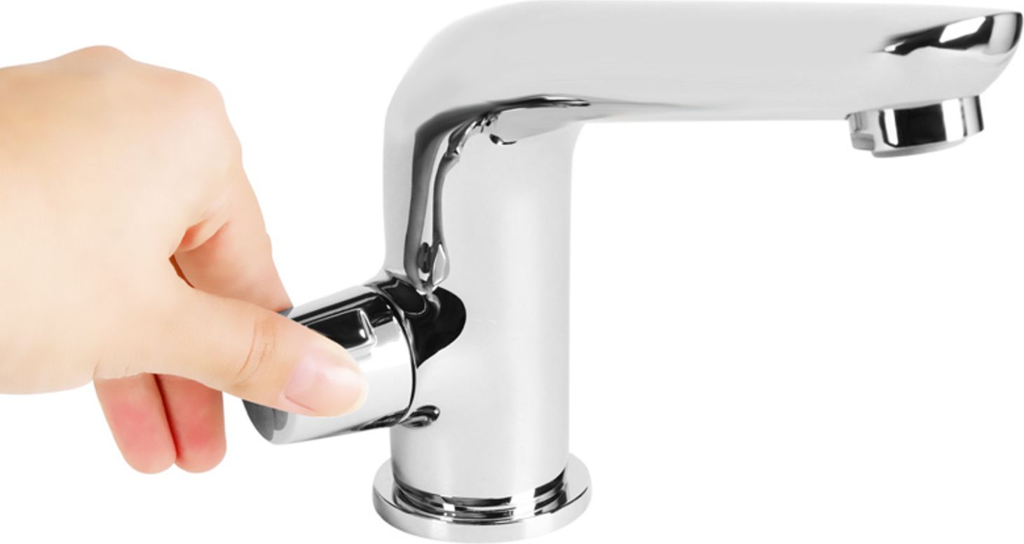 Смеситель на борт ванны на 3 отверстия с керамическим дивертором, Iddis Torr, TORSB30i07