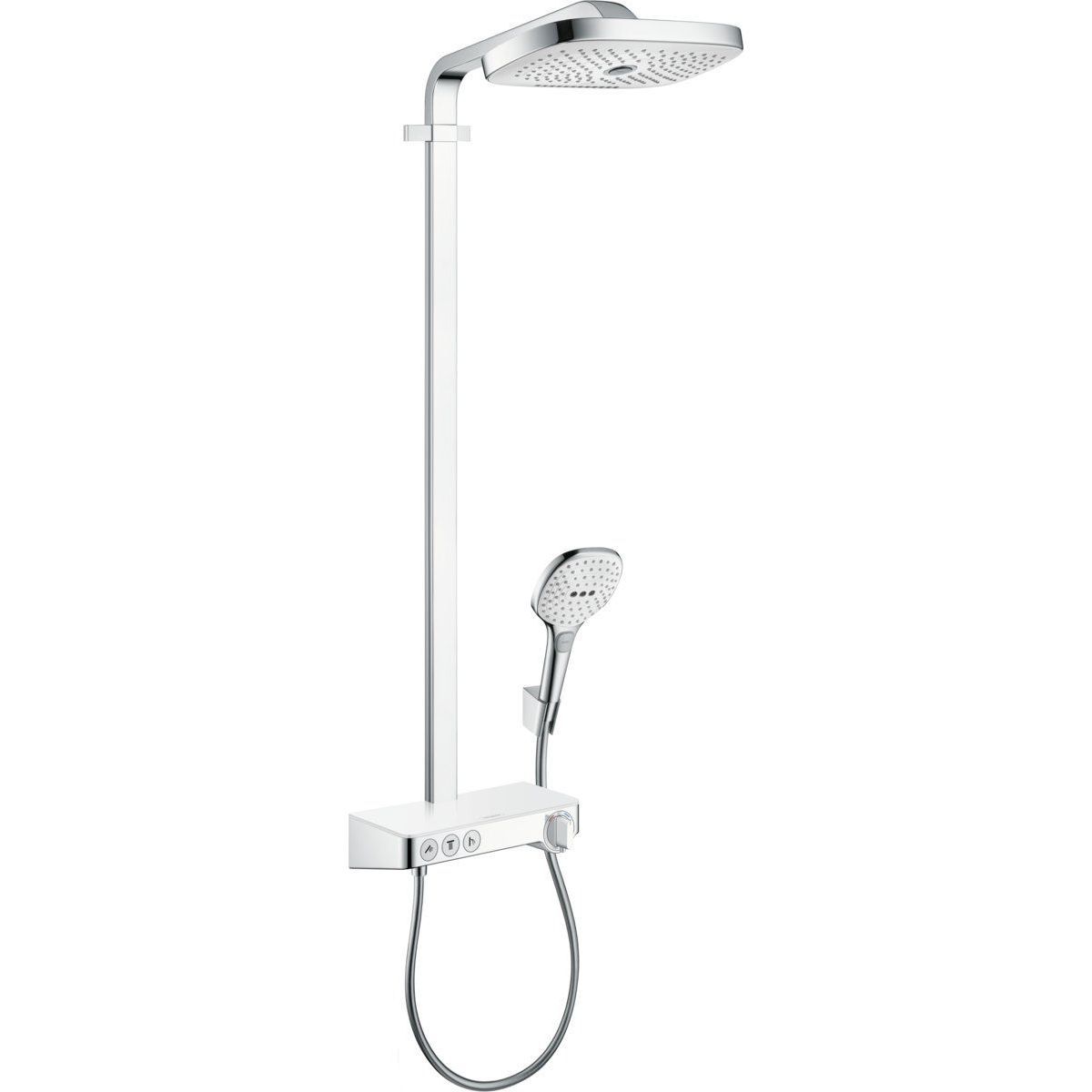Душевая стойка с термостатом Hansgrohe Raindance Select Showerpipe E300 3jet, 27127400