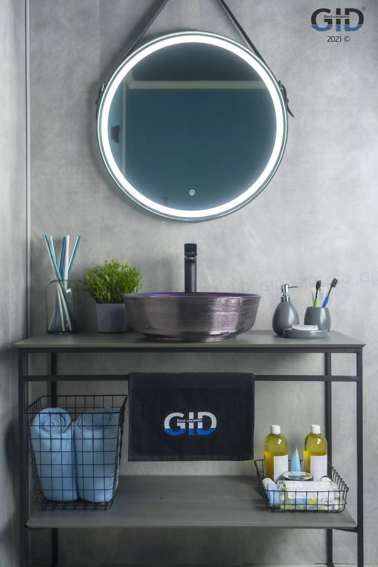 Умывальник Gid D1315H107 41.5x41.5, 53332