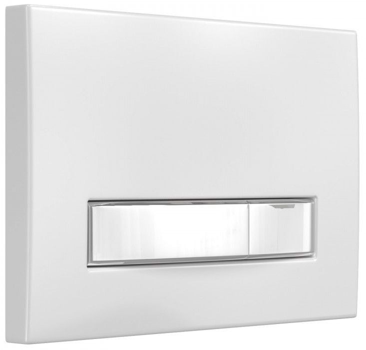 Инсталяция для скрытого монтажа унитаза Berges АТОМ Line 410 кнопка белый глянцевый/хром, 040341