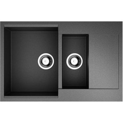 Кухонная мойка Omoikiri Daisen 78-2-BL (черный), 4993334