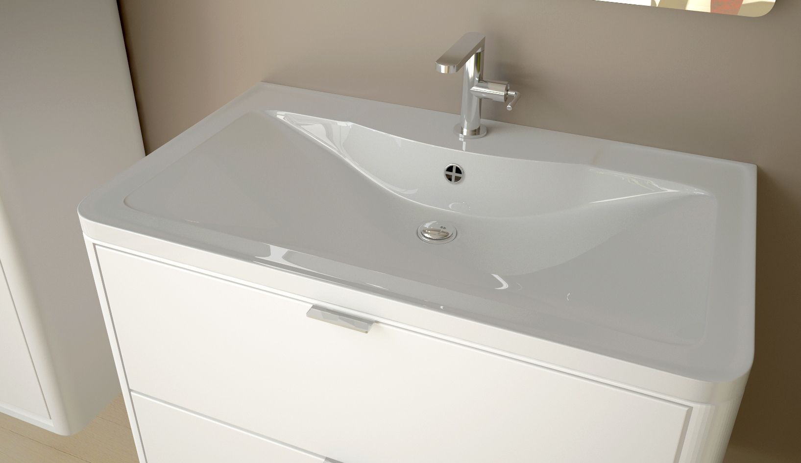 Раковина Andrea Atlantika 800, 80x45.5