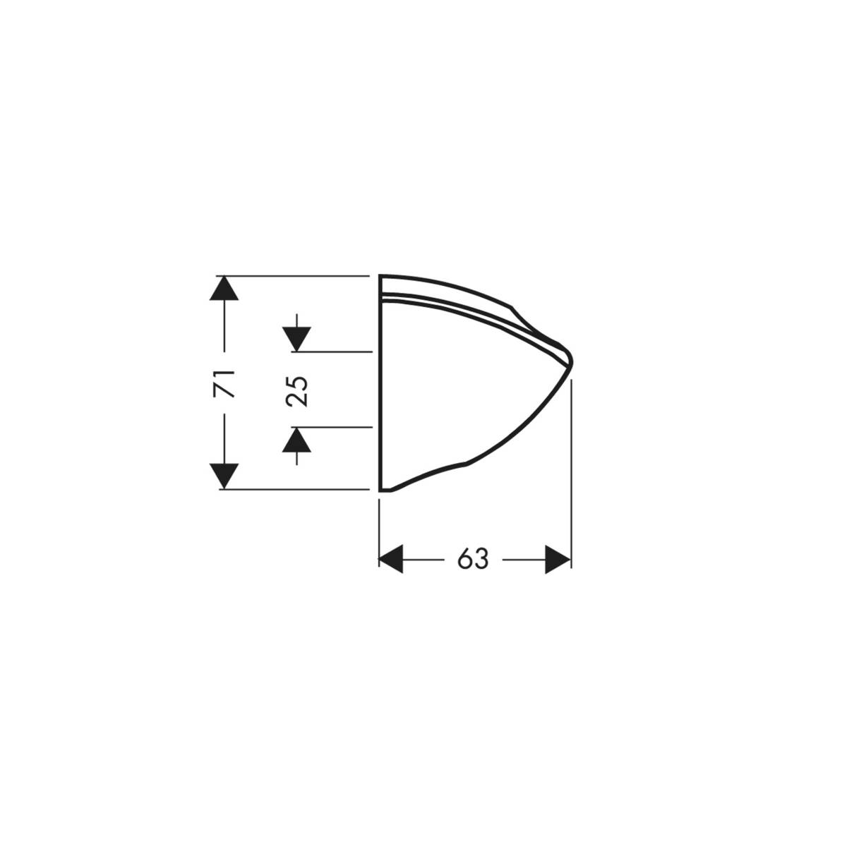 Держатель для ручного душа Hansgrohe Porter C, 27521000