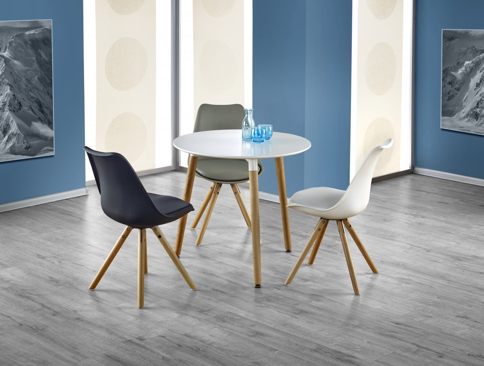 Стул кухонный Halmar K201 черный, V-CH-K/201-KR-CZARNE