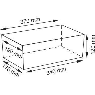 Плетеная корзина WasserKRAFT Lossa, WB-120-M