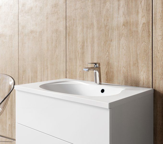 Смеситель для умывальника без донного клапана Ravak Flat FL 014.00, X070118