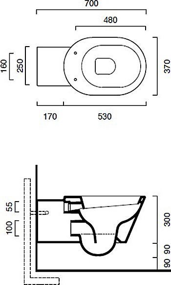 Унитаз подвесной безободковый Belbagno Sabrina, BB122CH