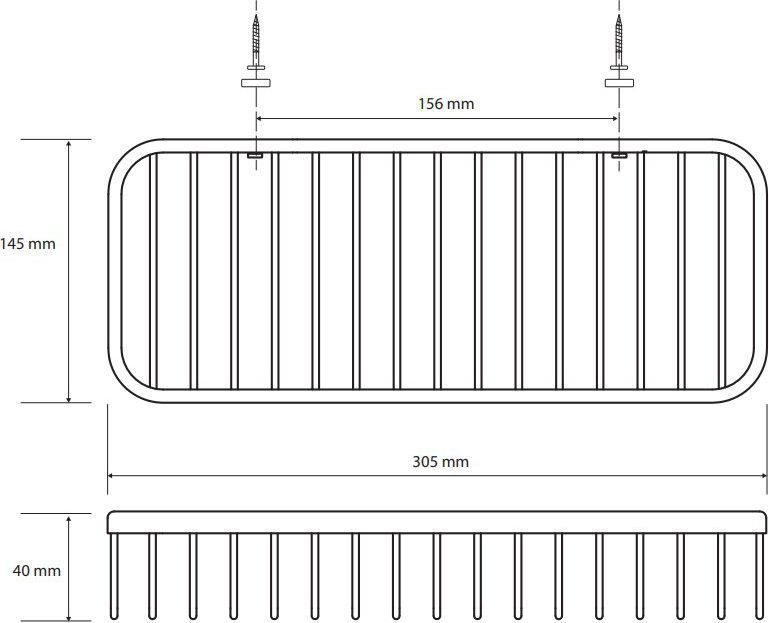 Мыльница 300 мм Bemeta Cytro, 146208282