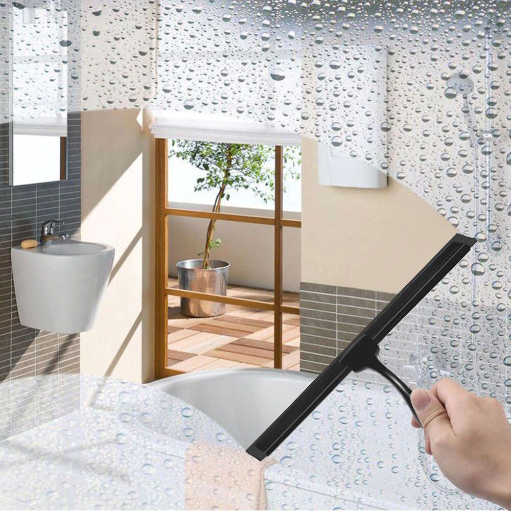 Водосгон (стяжка) для стекла Rea Black, REA-70001