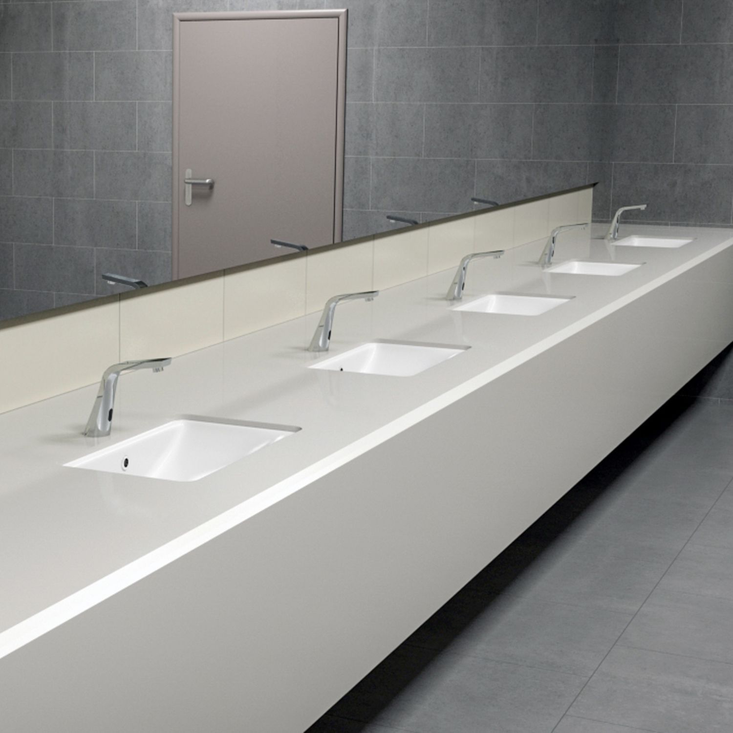 Смеситель для умывальника сенсорный Iddis 020, 020SBSNi86