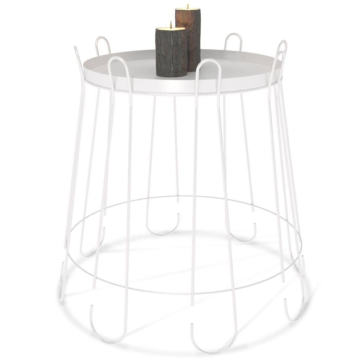 Столик журнальный Sheffilton SHT-CT6 белый муар, 172206