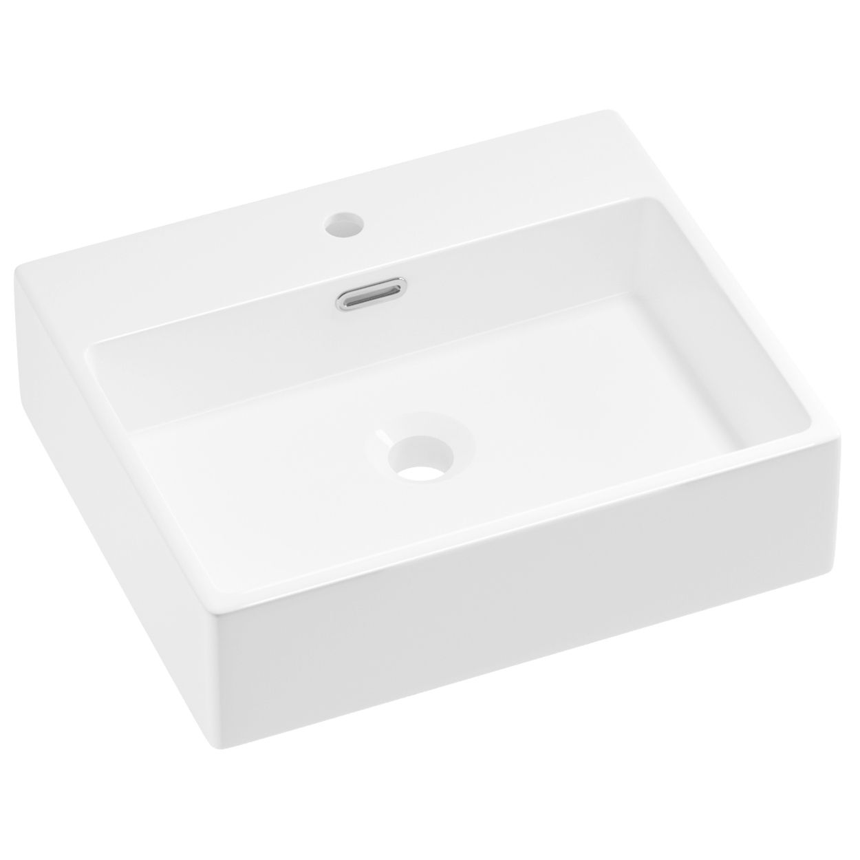 Накладная или настенная раковина Wellsee Graceful Pro 50x42, 150902000